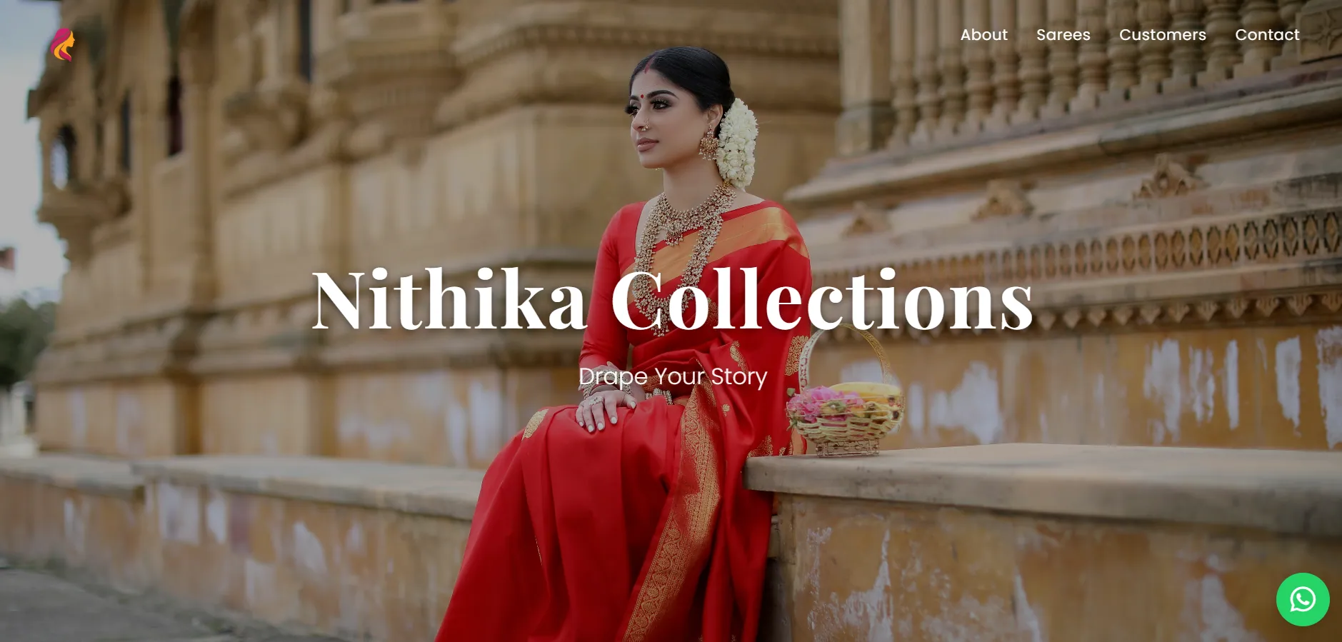 Screenshot of a modern e-commerce website for a clothing brand